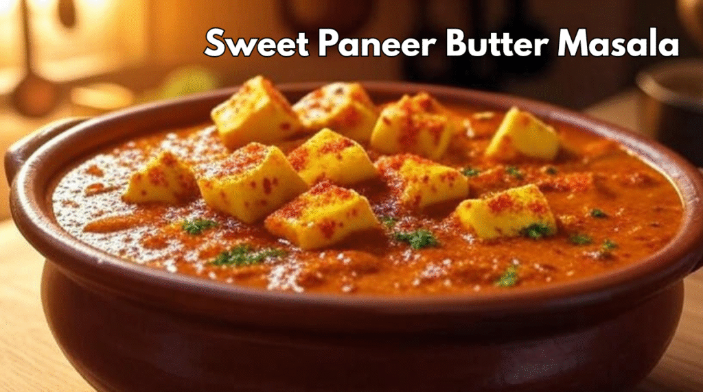 How to make sweet paneer butter masala?
