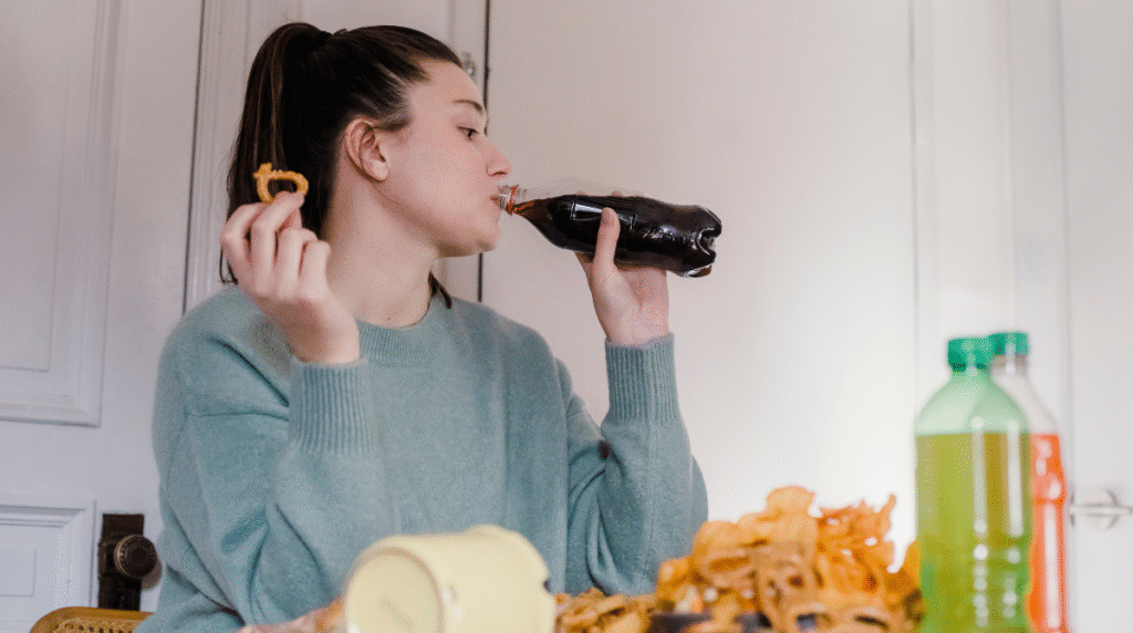 Replace Soda with Water or Diet Drinks